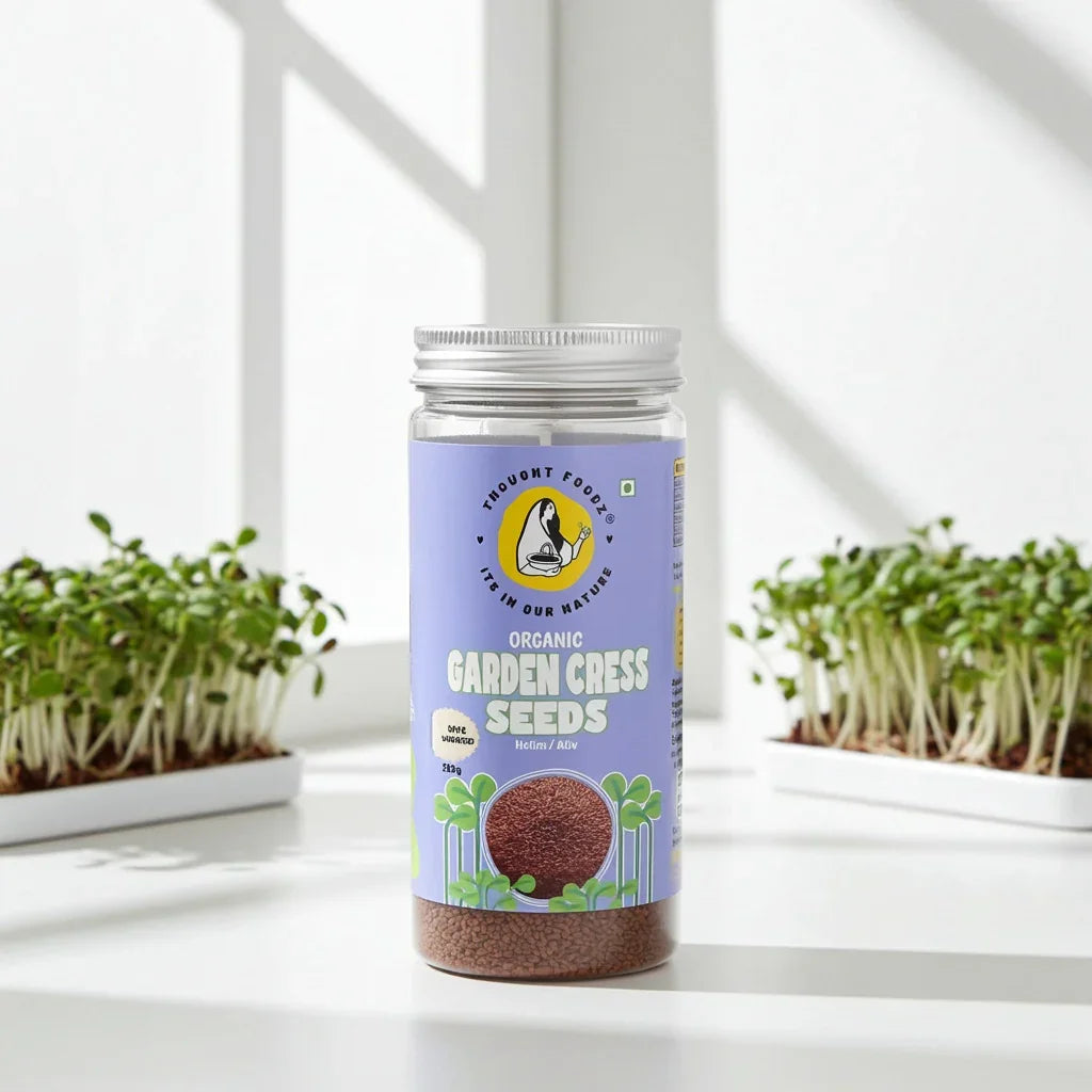 Buy Organic Garden Cress Seeds | Rich in Iron & Nutrients
