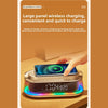 6-in-1 LED Alarm Clock Wireless Charger Speaker