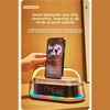 6-in-1 LED Alarm Clock Wireless Charger Speaker