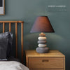 Modern Ceramic Table Lamp with Fabric Shade