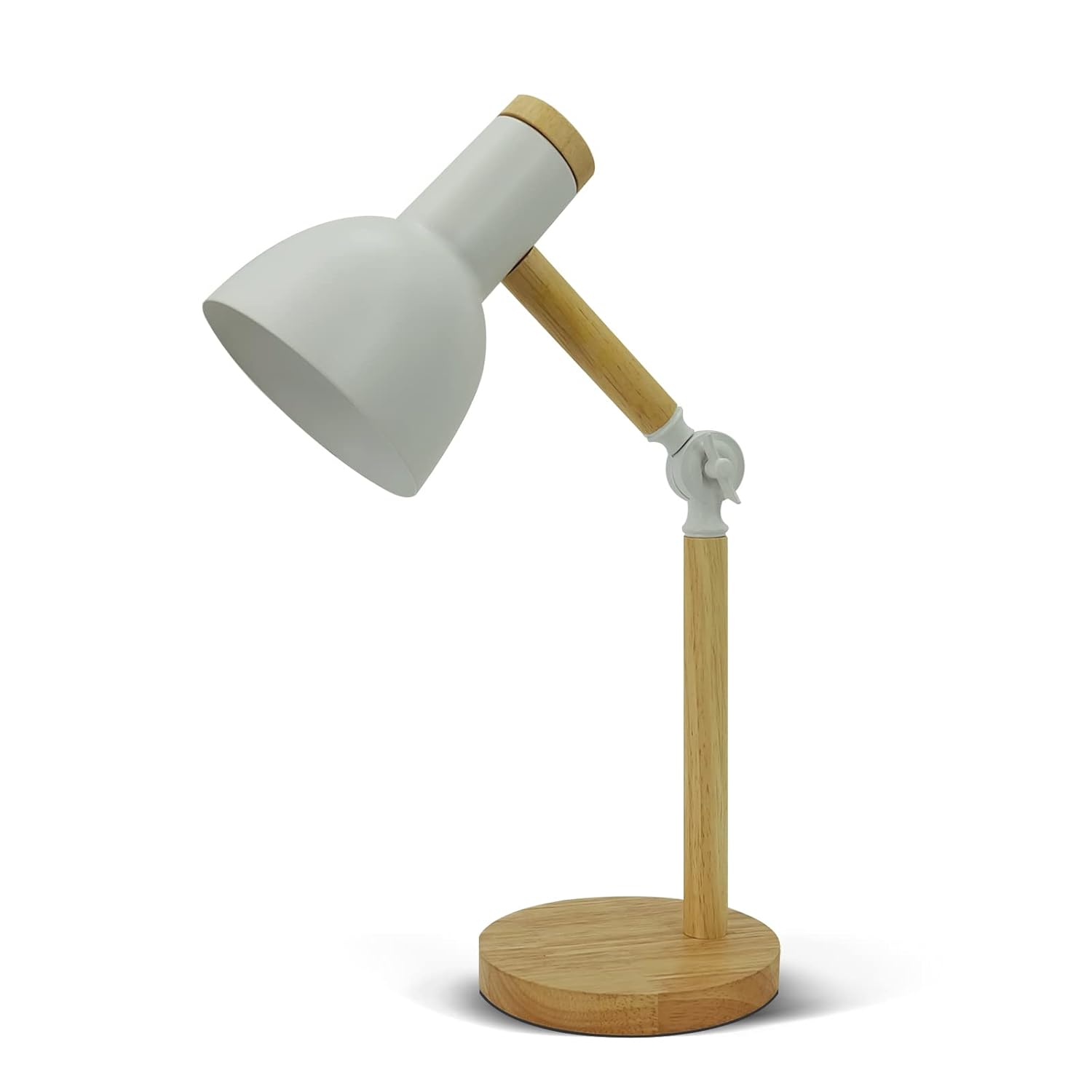 Adjustable Wooden Desk Lamp – Modern Study Table Light