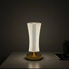 Acrylic LED Night Lamp with Gold Base Touch Control Cordless Table Light  (13inch)
