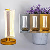 Acrylic LED Night Lamp with Gold Base Touch Control Cordless Table Light  (13inch)