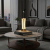 Acrylic LED Night Lamp with Gold Base Touch Control Cordless Table Light  (13inch)