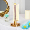 Acrylic LED Night Lamp with Gold Base Touch Control Cordless Table Light (09 inch)