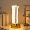 Acrylic LED Night Lamp with Gold Base Touch Control Cordless Table Light (09 inch)