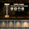 Rechargeable Cordless LED Table Lamps Touch Sensor Light, 3-Levels Portable Dimming Wireless Battery Operated Lamp