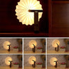 Novelty Folding Book Lamp, Night Light, USB Rechargeable Wooden Table Lamp, Magnetic Design