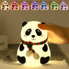 Rechargeable Silicone Panda Night Light for Kids | 7-Color LED Changing Lamp