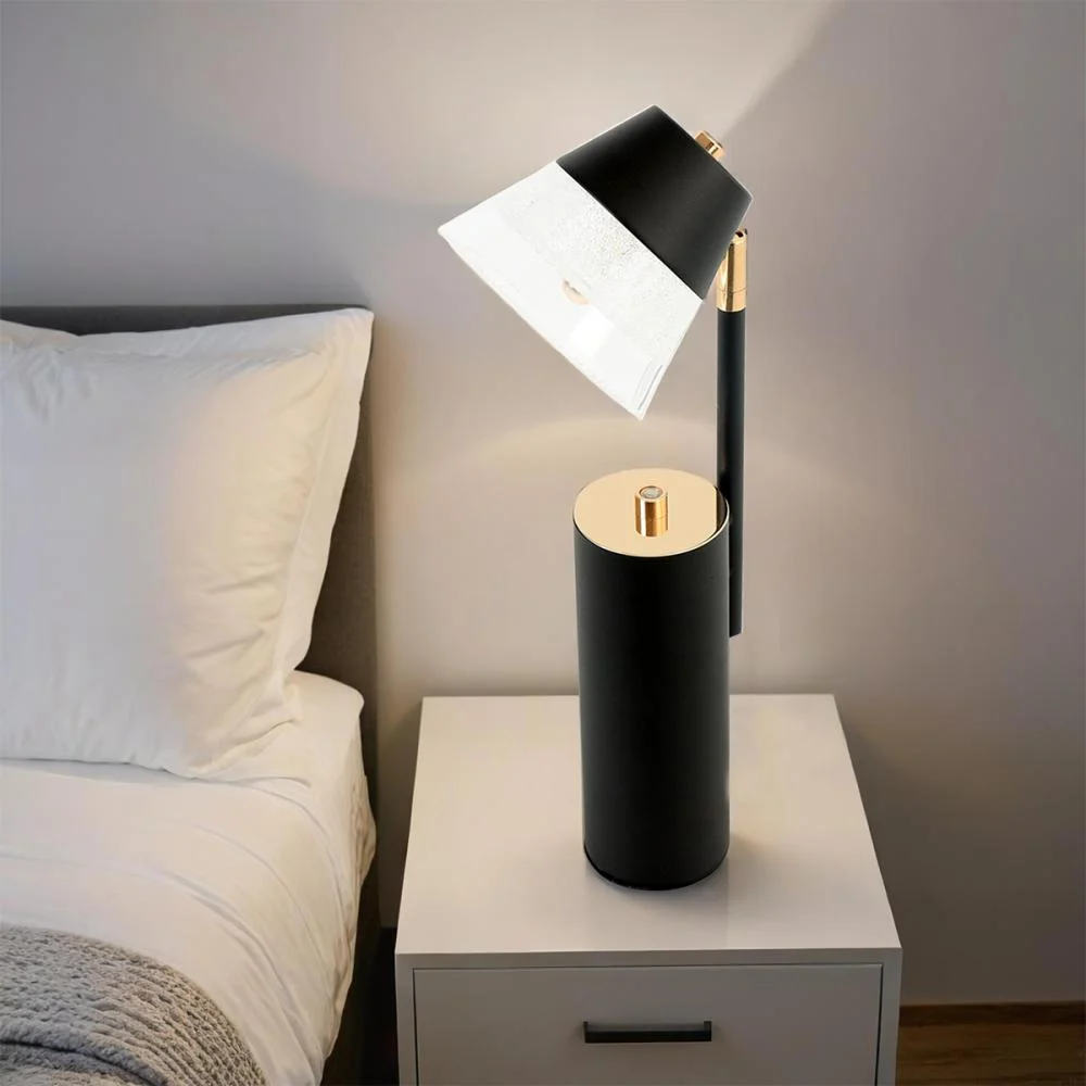 Rechargeable Touch LED Desk Lamp Dimmable (Black)