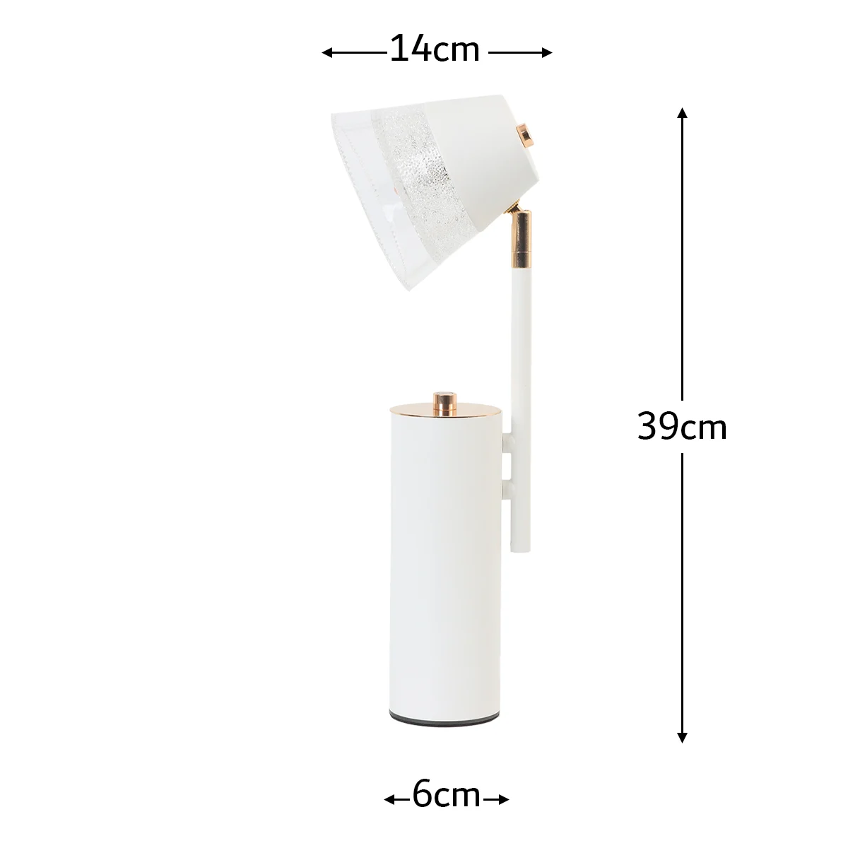 Rechargeable Touch LED Desk Lamp Dimmable (White)