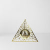 Triangular Metal Silent Clock