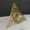 Triangular Metal Silent Clock