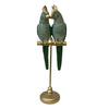 Green Ceramic Parrot Decor