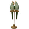 Green Ceramic Parrot Decor