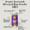Sprouted Ragi Powder – Organic & Homemade ARF (Amylase-Rich Food) for Babies & Adults | High Calcium & Iron Millet Flour