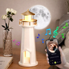 Bluetooth Lighthouse Moon Projector Lamp (ADCO-23)