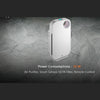 Smart HEPA Air Purifier with Activated Carbon Filter & Digital Display