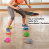 Balance Pods- Hedgehog Style Balancing and Stability Half Dome Stepping Stones for Exercise for Kids and Adults, Pack of 1