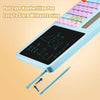 2-in-1 Calculator & LCD Writing Pad with 7.5 Inches Tablet, 12 Digits, Stylus Pen (White)