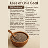Chia Seeds – 100% Organic & Raw Superfood | High in Omega-3, Fiber & Protein | Ideal for Weight Loss, Digestion & Energy