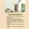 Chia Seeds – 100% Organic & Raw Superfood | High in Omega-3, Fiber & Protein | Ideal for Weight Loss, Digestion & Energy