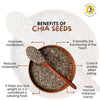 Chia Seeds – 100% Organic & Raw Superfood | High in Omega-3, Fiber & Protein | Ideal for Weight Loss, Digestion & Energy
