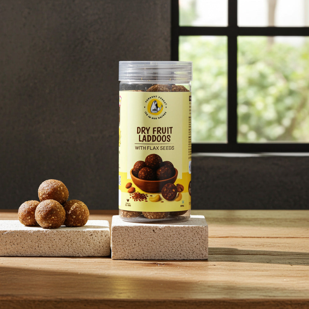 Dry Fruit Laddus with Flaxseeds – Healthy Energy Ball - 300g