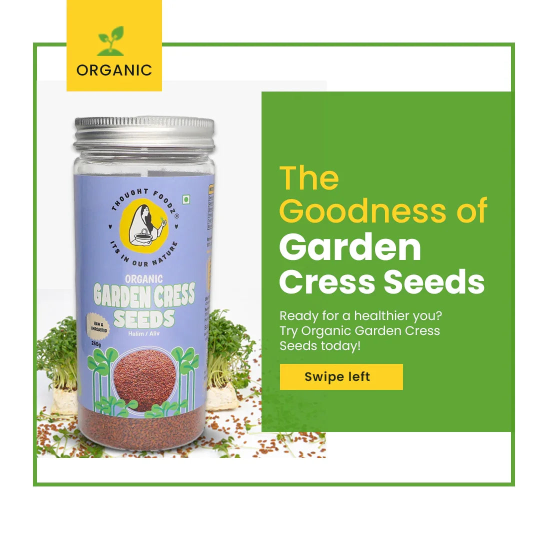 garden cress seeds benefits for pcos Buy Organic Garden Cress Seeds | Rich in Iron & Nutrients