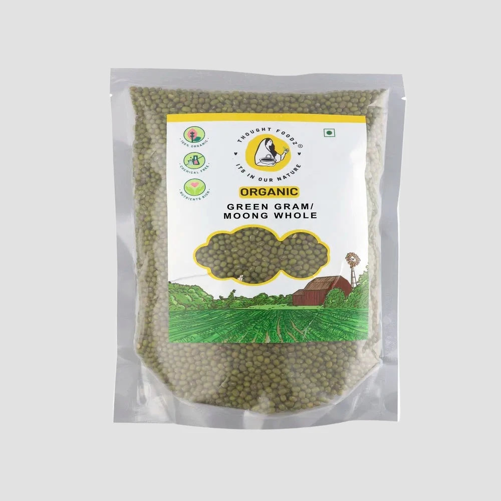 Whole Moong | Green Gram | Organic | Unpolished | Rich In Protein