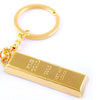 Bullion Gold Bar Design Metal Key Chain