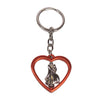 Heart Keychain – Premium Red & Silver Couple Key Ring