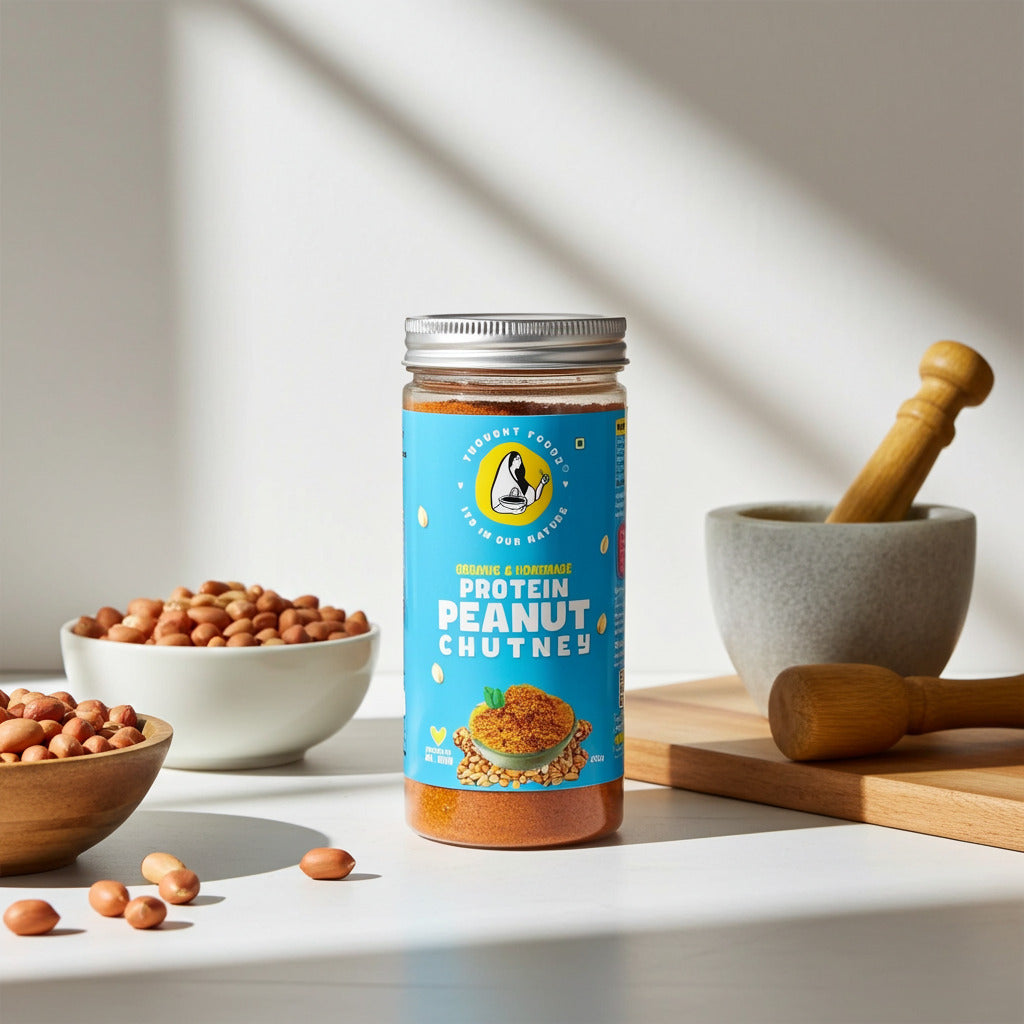 Homemade Peanut Chutney Powder | Roasted Groundnut Spice Mix for Idli, Dosa & Rice