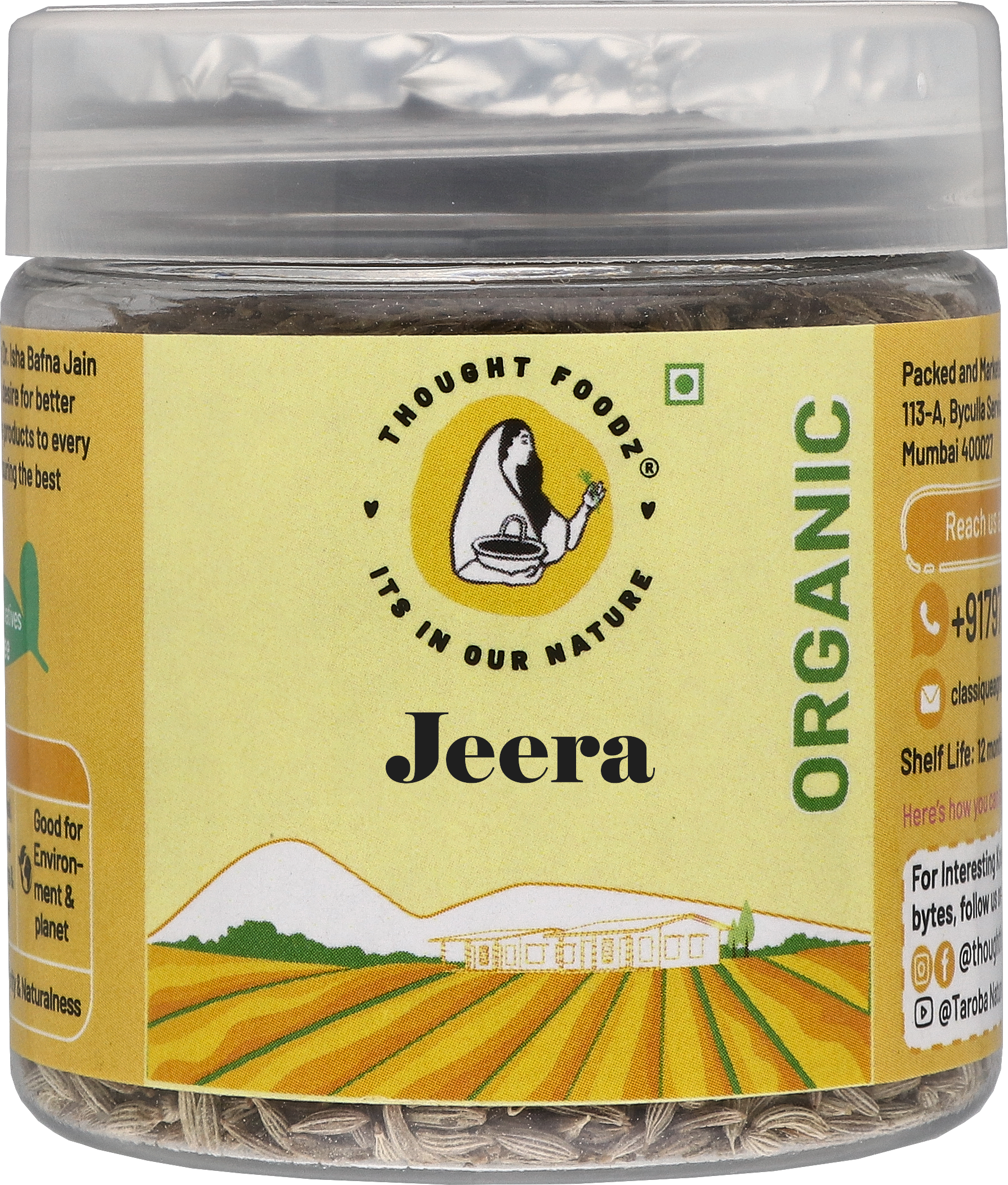 Jeera / Cumin Seeds | Organic | 100% Pure | Iron Rich