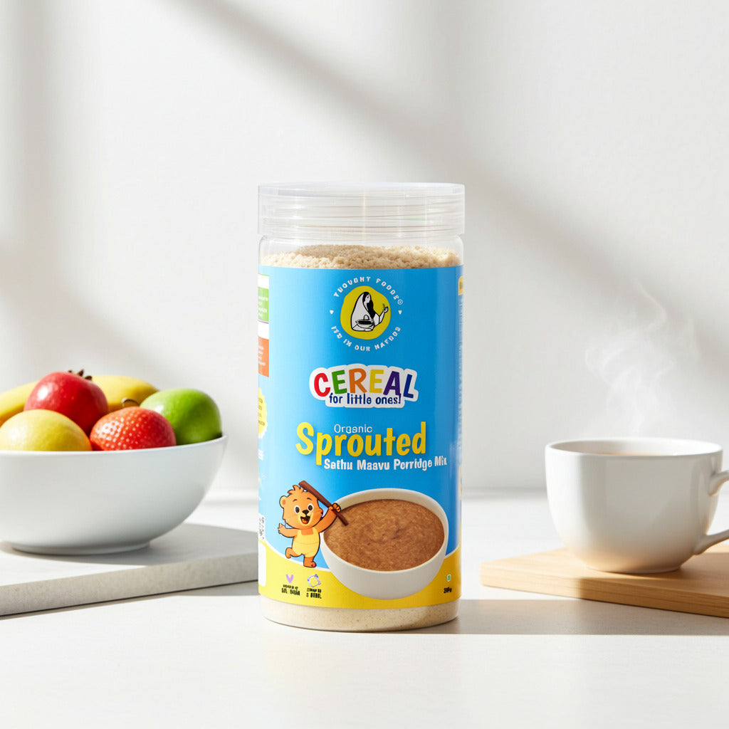 Organic Sprouted Sathu Maavu Multigrain Porridge Mix – Nutritious Health Blend- 250g