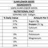 Sunflower Seeds | Organic | Diet Food | Heart Healthy Snack | Raw | Weight management