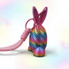 Rainbow Spiral Egg & Bunny Keychain Set (TPZ-02)