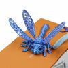 Metallic Blue Dragonfly Keychain (TPZ-22)