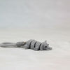 Posable Gray Elephant Keychain (TPZ-25)