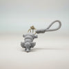 Posable Gray Elephant Keychain (TPZ-25)