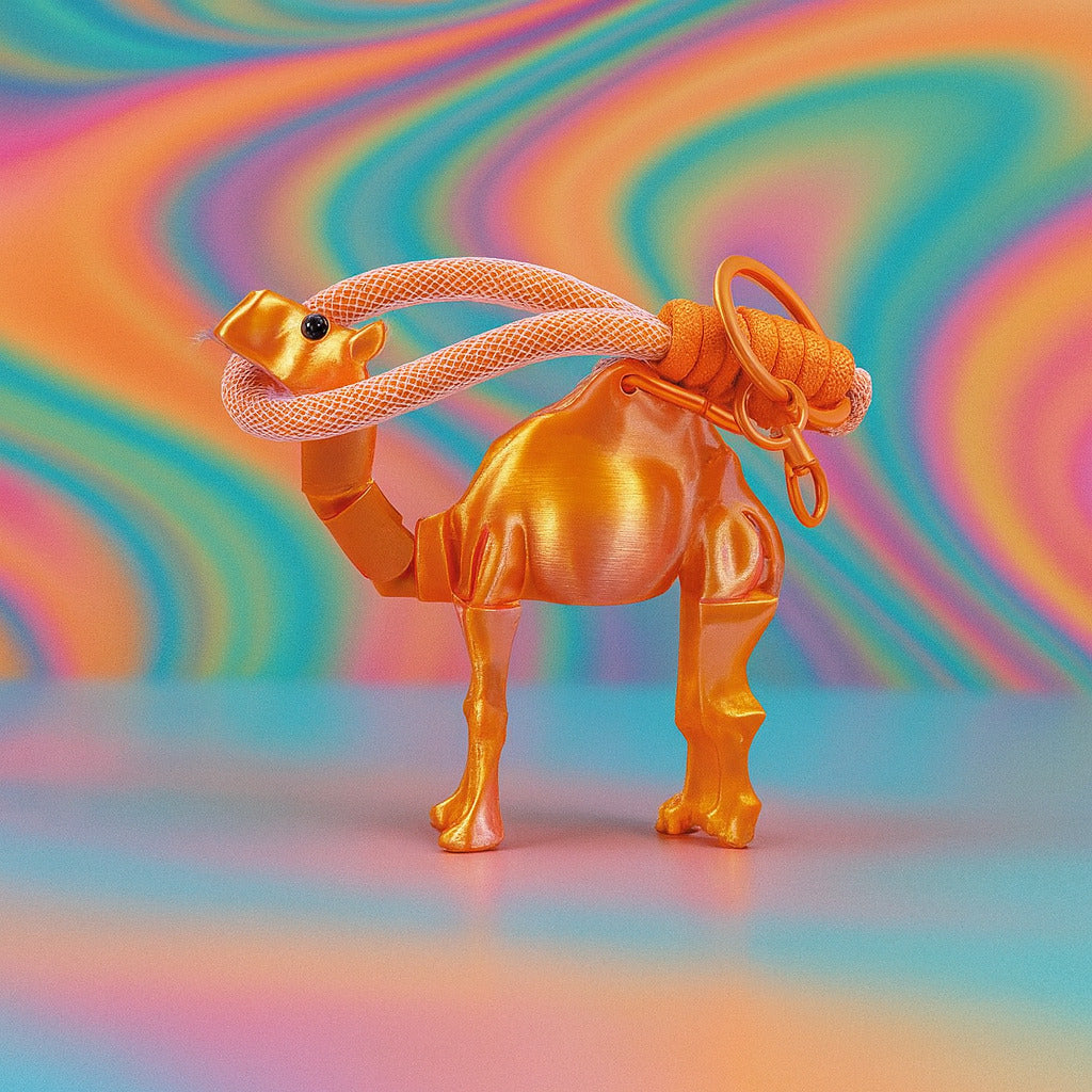 Camel Charm Keychain – Playful Designer Bag & Key Accessory (TPZ-33)