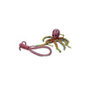 Rainbow Octopus Flex Keychain – Cute Ocean Animal Key Holder (TPZ-40)