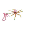 Rainbow Octopus Flex Keychain – Cute Ocean Animal Key Holder (TPZ-40)
