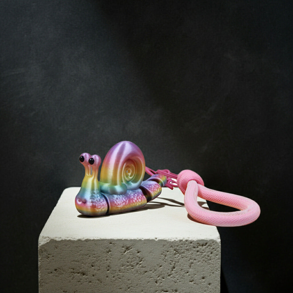 Rainbow Snail Sensory Toy with Pull String – Handheld Fidget & Sensory Play Toy for Kids (TPZ-41)