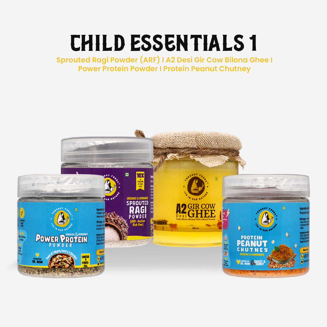 Child Essentials 1 – Daily Nutrition Pack for Kids | Organic Superfoods for Immunity, Growth & Energy