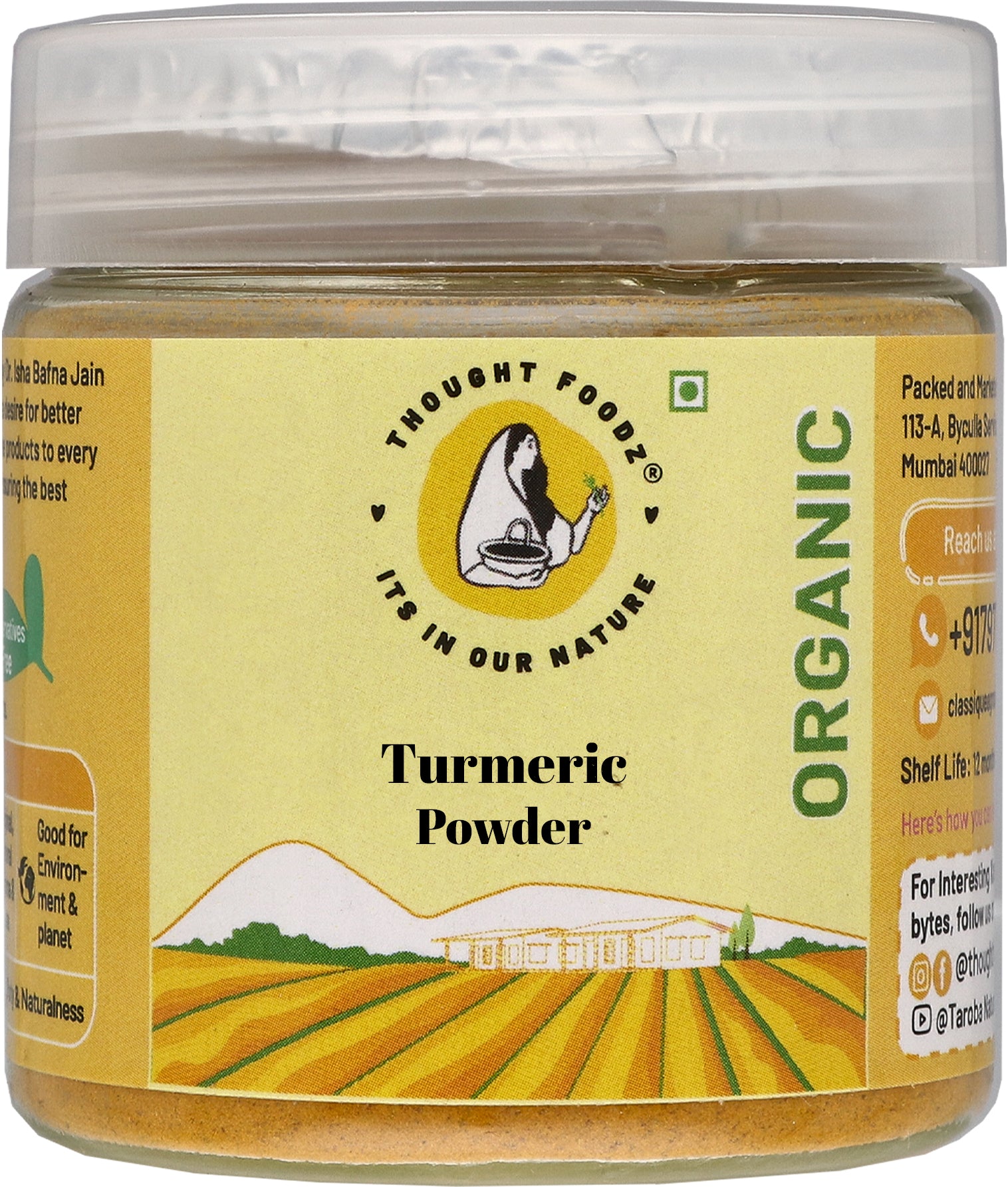 Haldi / Turmeric Powder | Organic | Iron Pounded | Antioxidant Rich