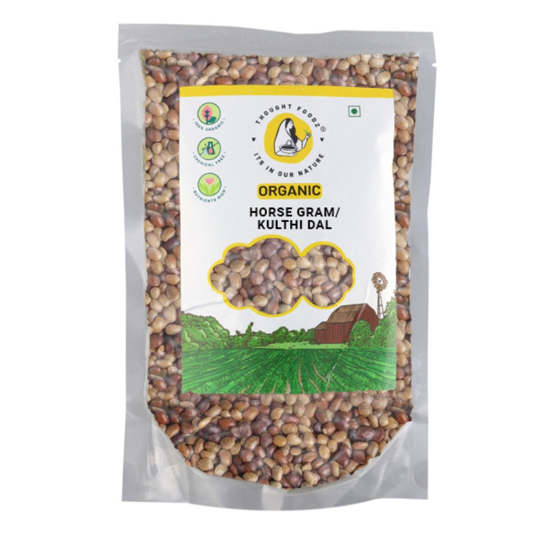 White Horse Gram (Kulthi Dal / Vellai Kollu Paruppu) – 100% Organic & Unpolished | High-Protein Legume for Weight Loss, Detox & Bone Health