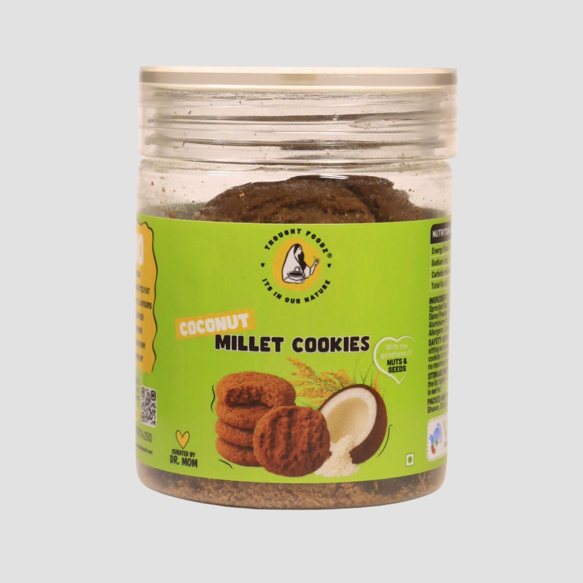 Coconut Millet Cookies – Wholesome & Gluten-Free Snack - 80g