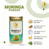 Moringa Powder – Organic Superfood Leaf Powder | Rich in Iron, Calcium & Antioxidants | Energy & Immunity Booster