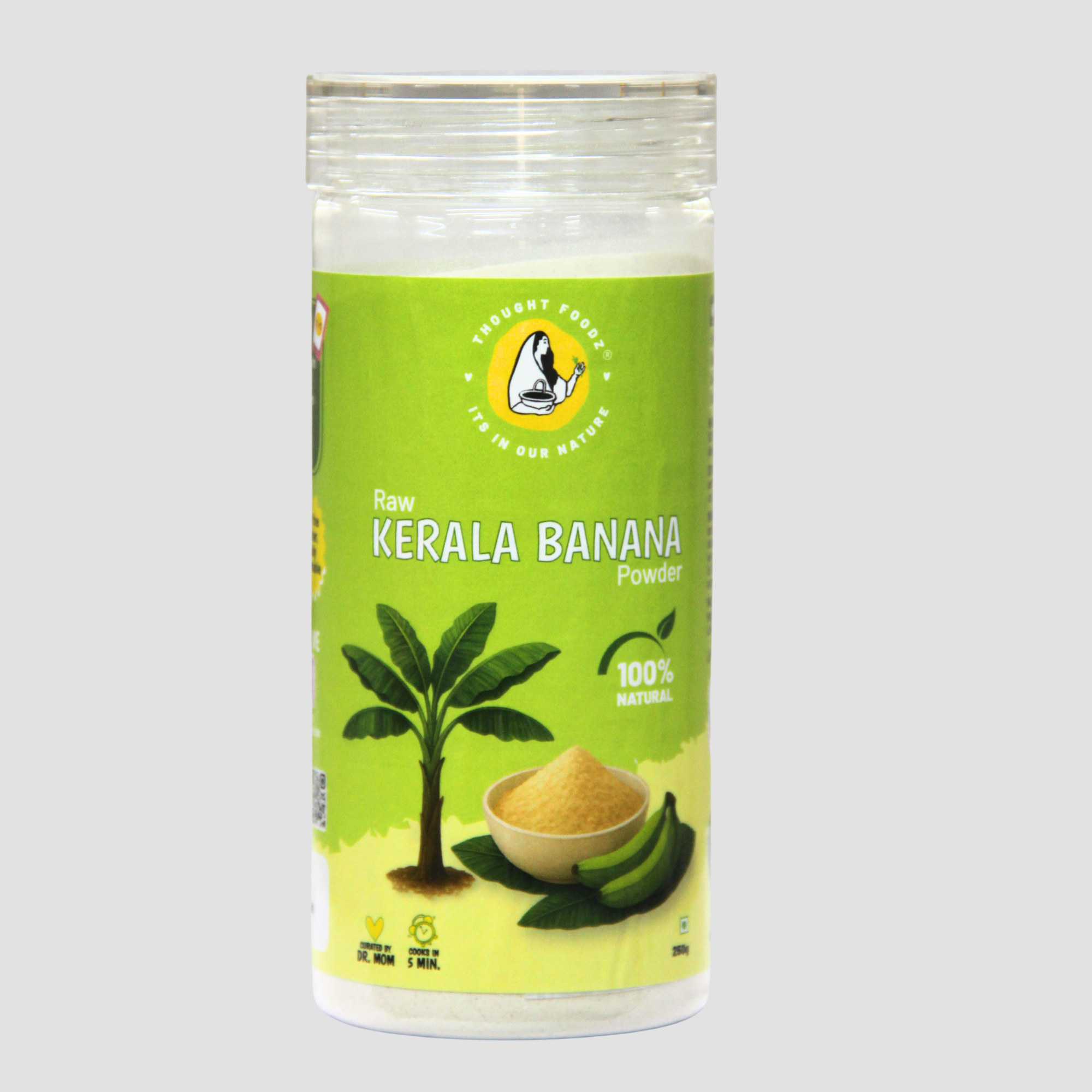 100% Natural Kerala Raw Banana Powder – Wholesome Baby Food & Porridge - 250g